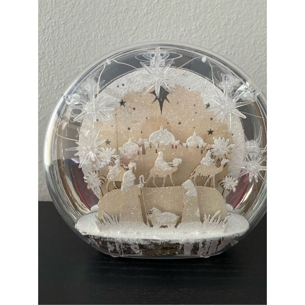 ❤️LED Nativity Disc Table Decor